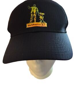 Nike Disney World 50th Anniversary Hat Navy Blue Partners Statue Adjustable Cap